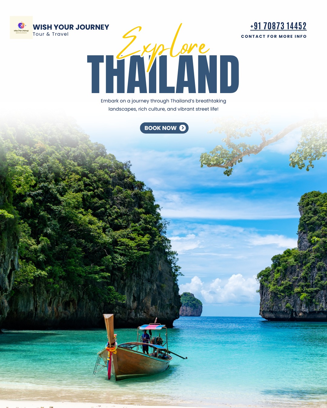 Thailand travel package artwork